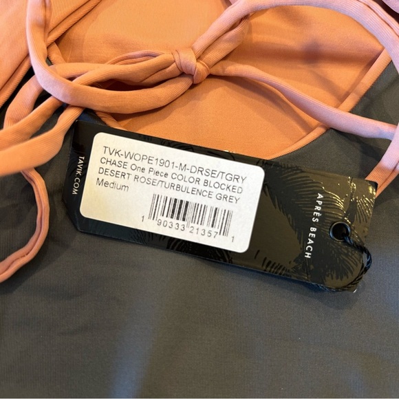 NWT Anthropologie x Tavik One-Piece Color Blocked Swimsuit Chase, Size medium - Picture 8 of 8